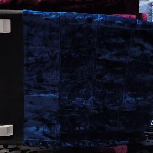 Forever 21 Velvet Blue Mini Skirt